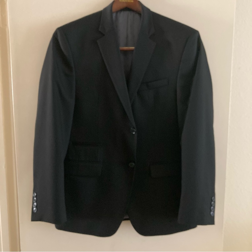 Perry Ellis Two Button Solid Suit Jacket Slim Fit… - image 3